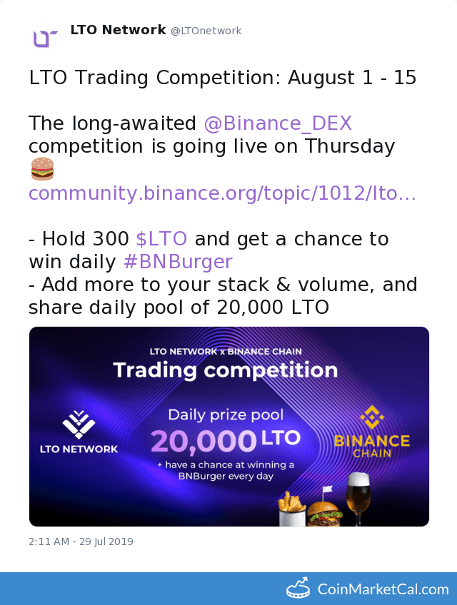 Trading Competition Start image