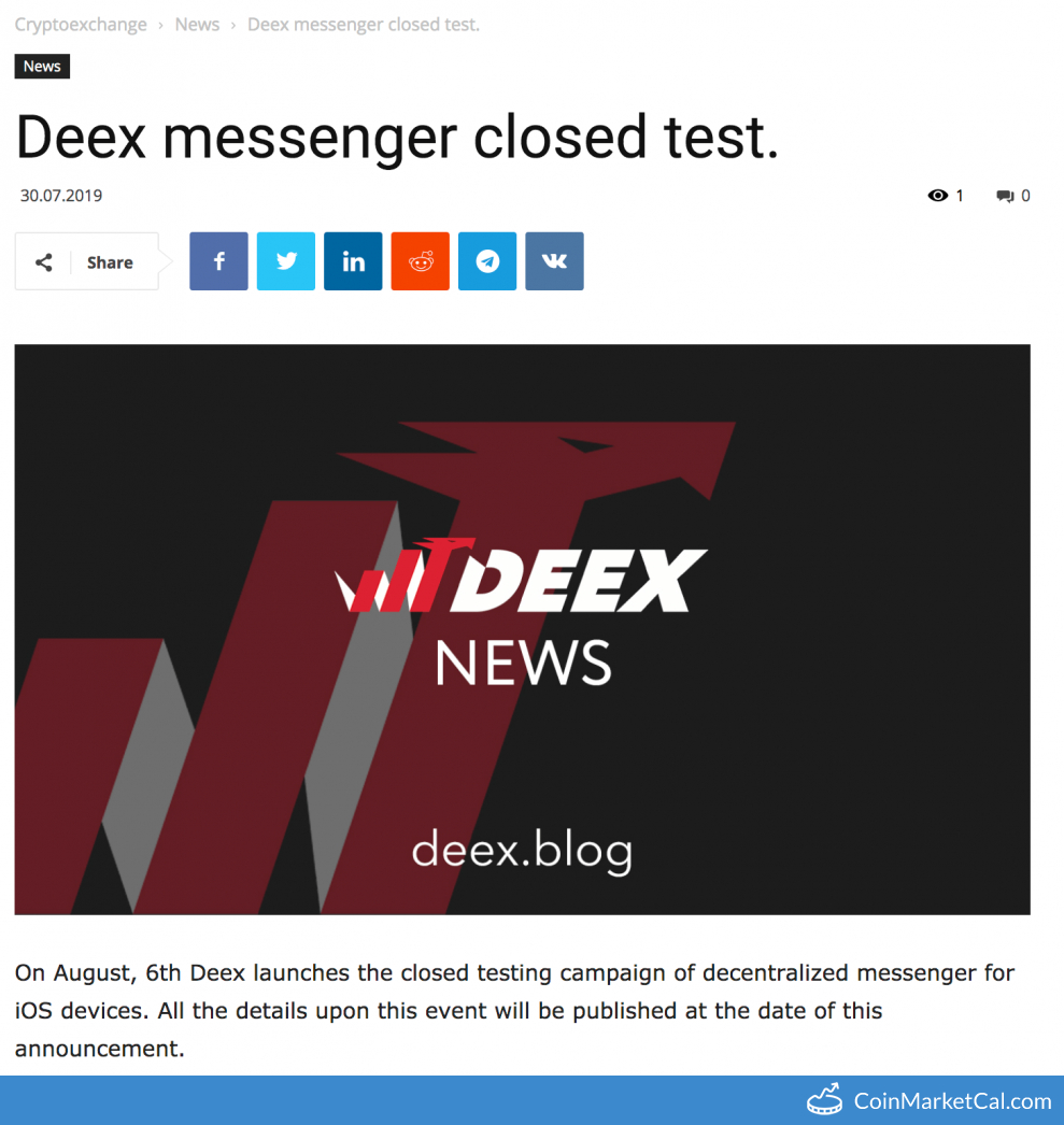 Deex Messenger Test image