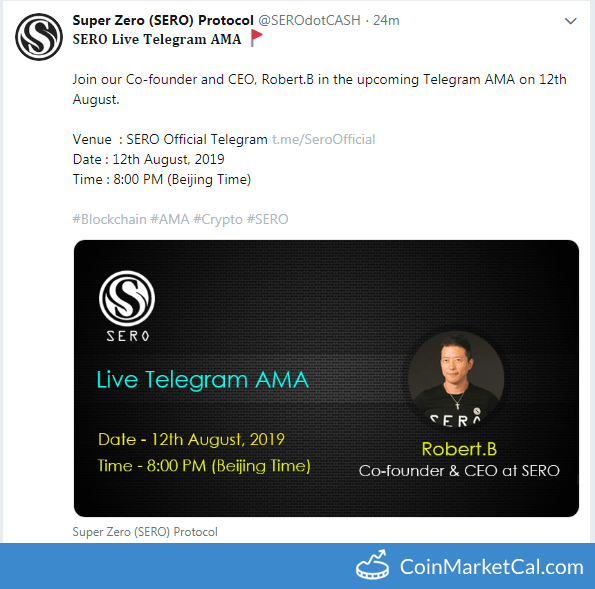 SERO Live Telegram AMA image