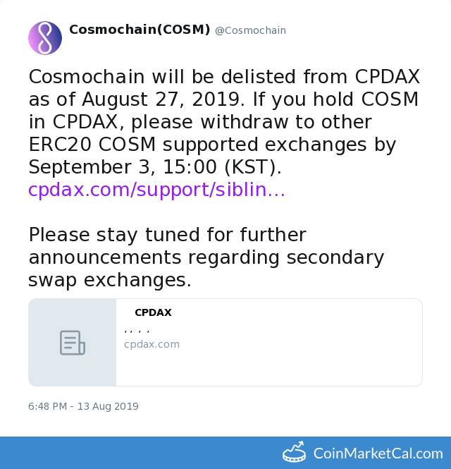 CPDAX Delisting image