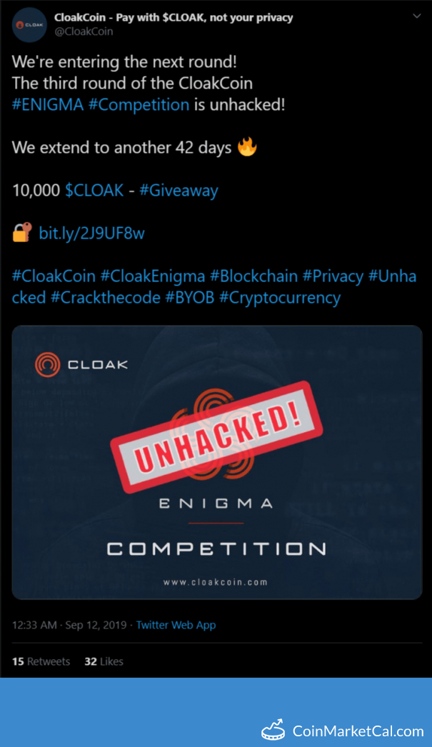 CloakCoin Competition image
