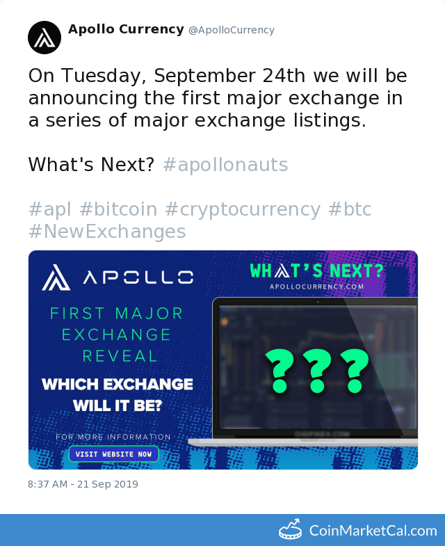 Listing Announcement image