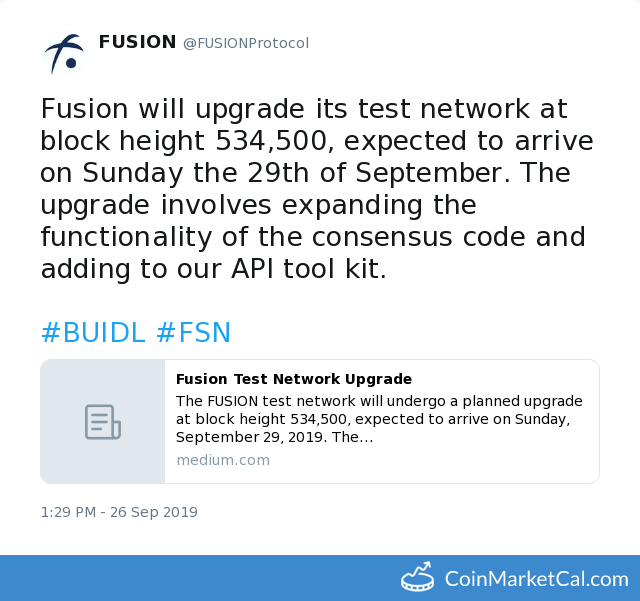 Test Network Upgrade image