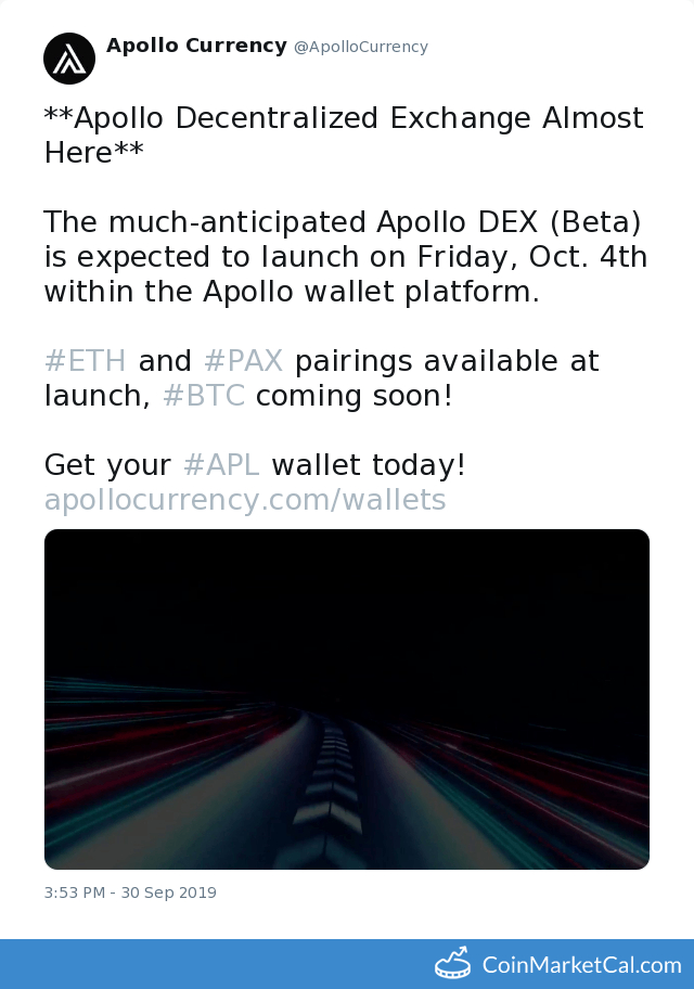 Apollo DEX Beta image