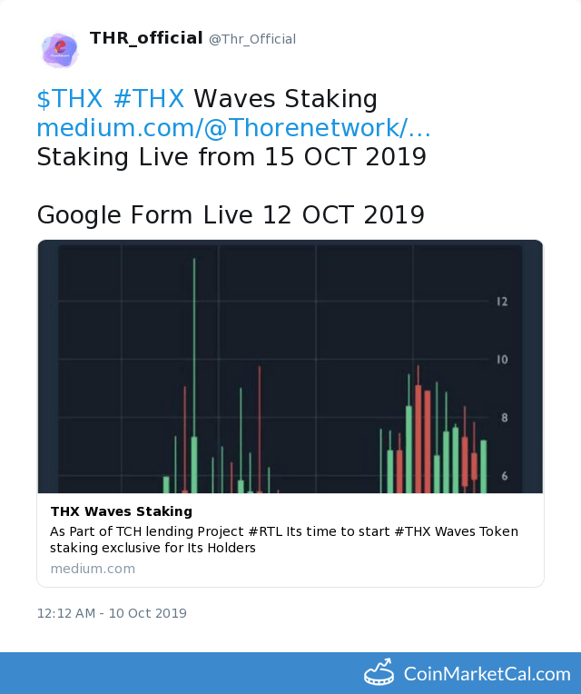 Staking Goes Live image