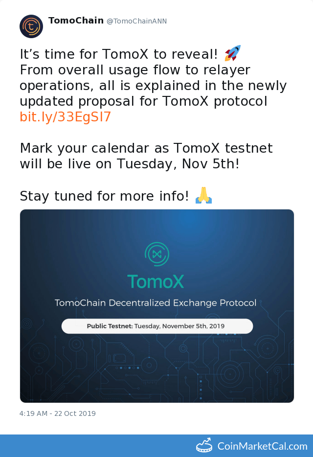 TomoX Testnet image
