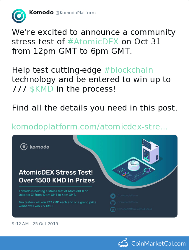AtomicDEX Stress Test image
