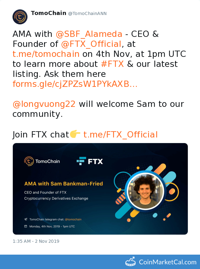 AMA with FTX CEO image