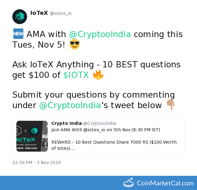 AMA with Crypto India image