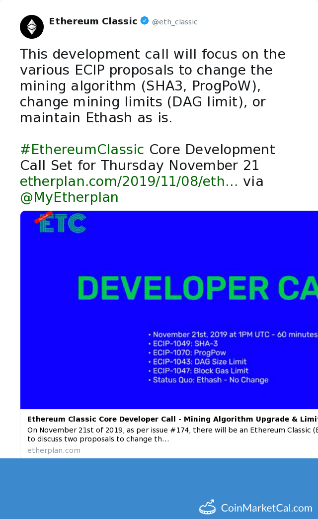 Core Development Call image