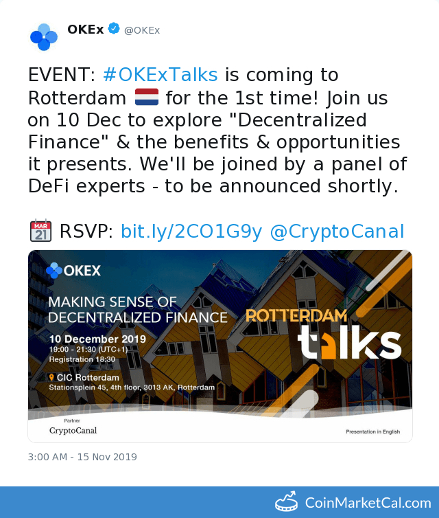 OKEx Talks - Rotterdam image
