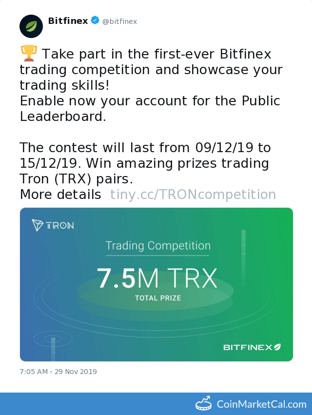Bitfinex Competition image