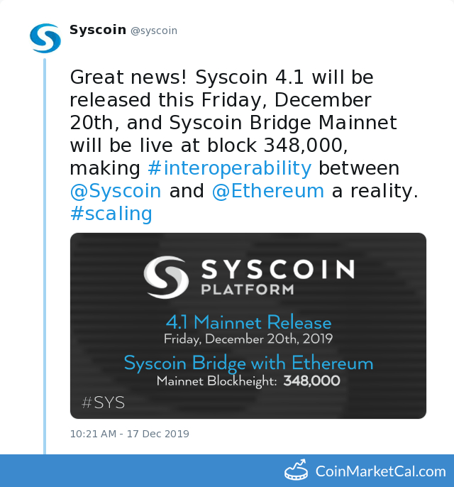 Syscoin 4.1 image