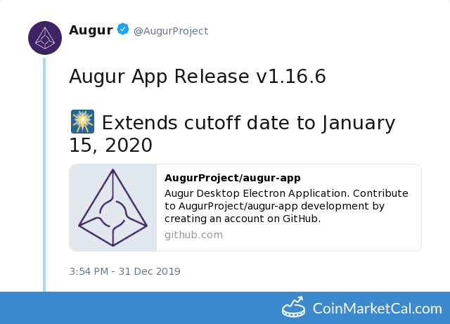 Augur App Release v1.16.6 image
