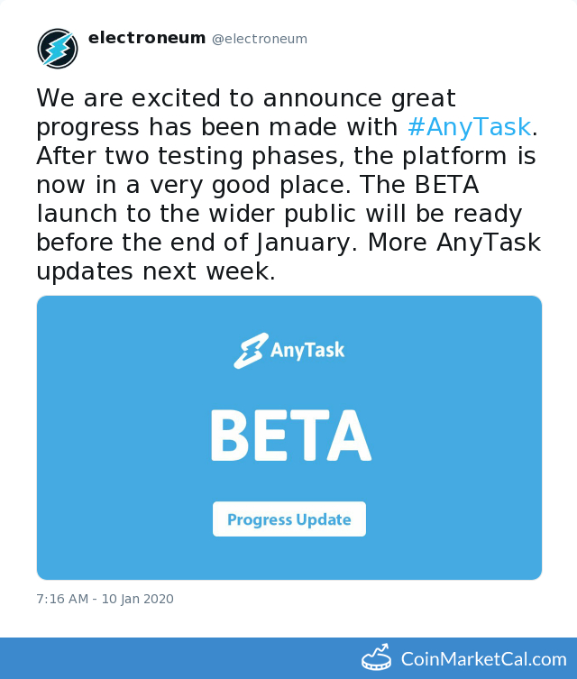 Any Task Beta Launch image
