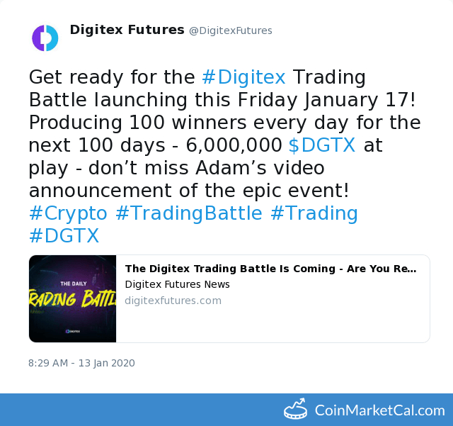 Digitex Trading Battle image