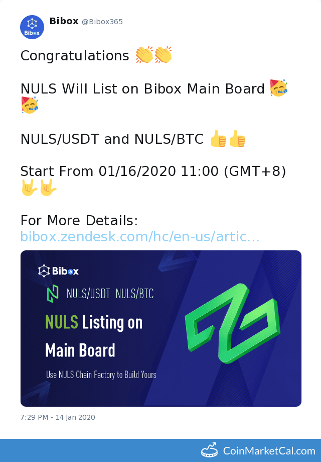 Bibox Main Board Listing image
