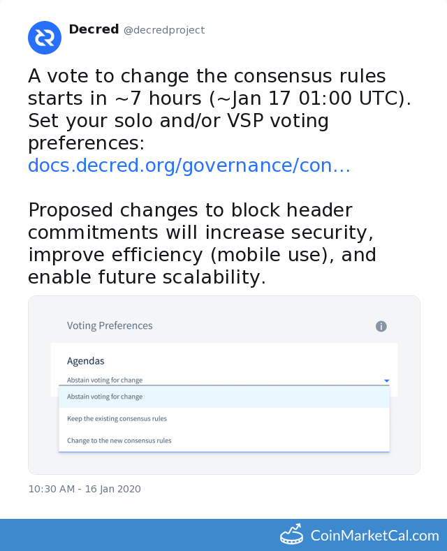 Consensus Rules Vote image