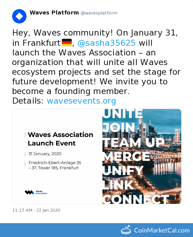 Waves Association Launch image