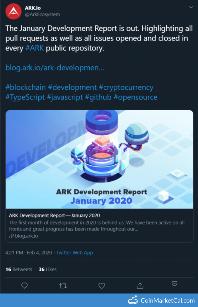 January Dev Report image