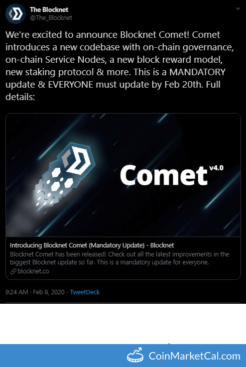 Comet Update image