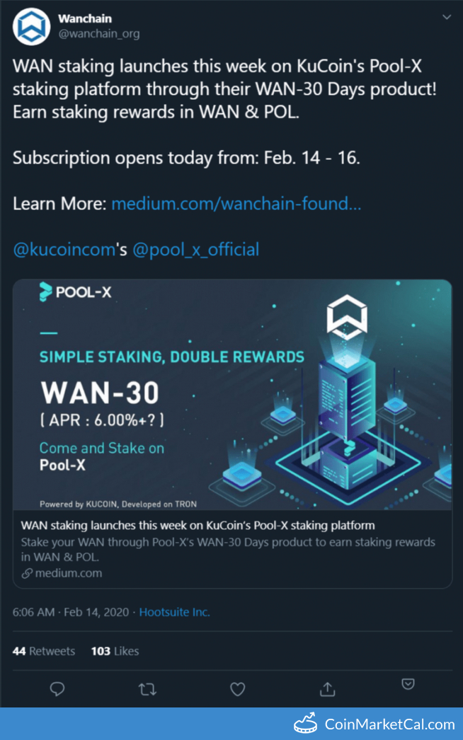 Pool-X Staking Launch image