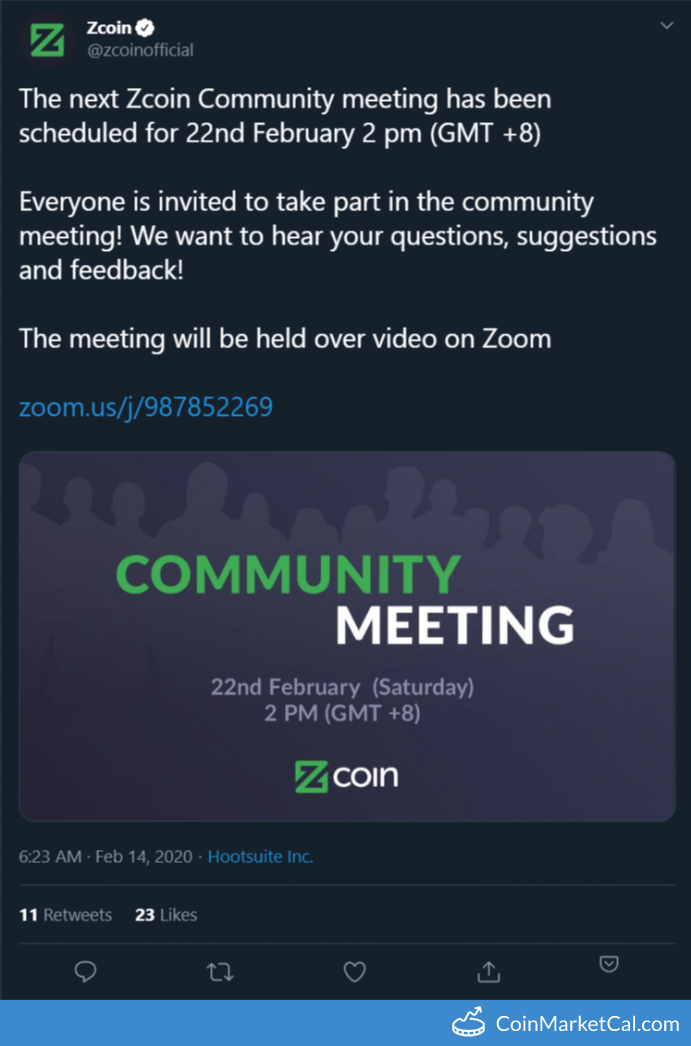 Zoom Community Meeting image