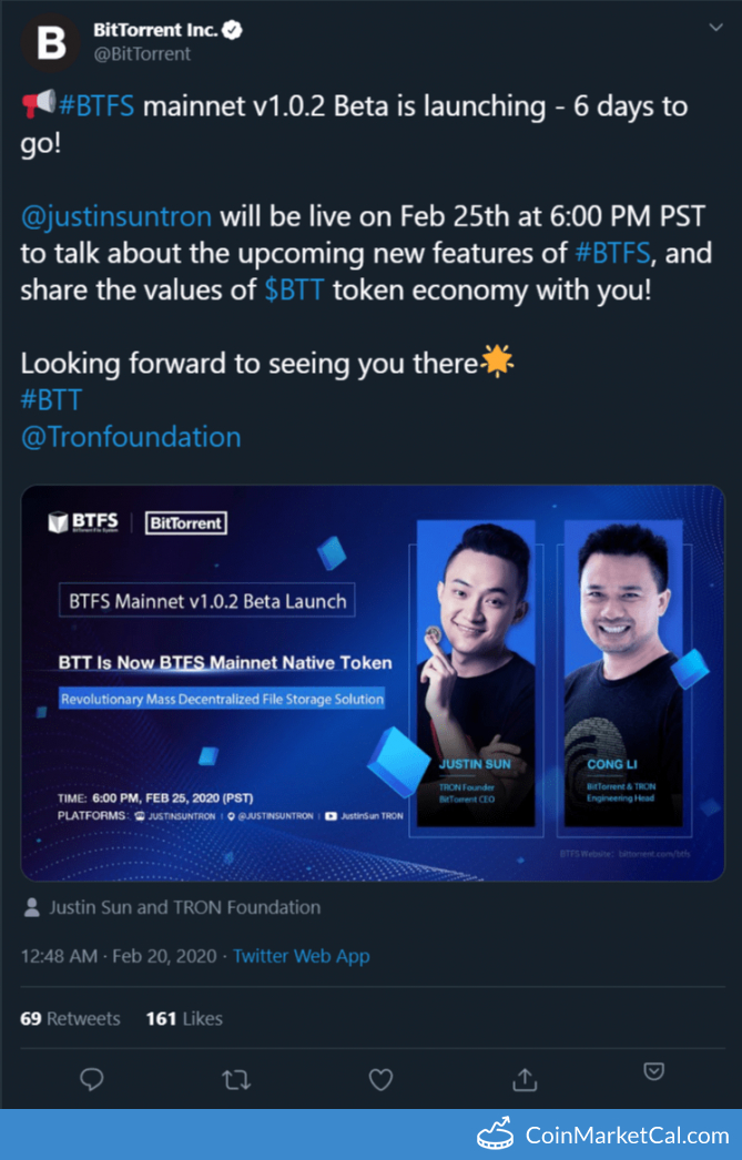 BTFS Live Discussion image