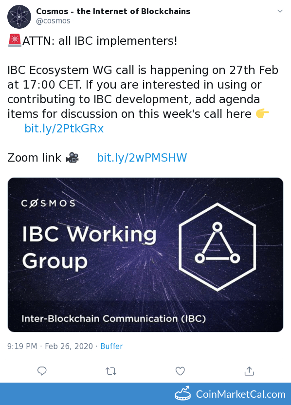 IBC Ecosystem WG Call image