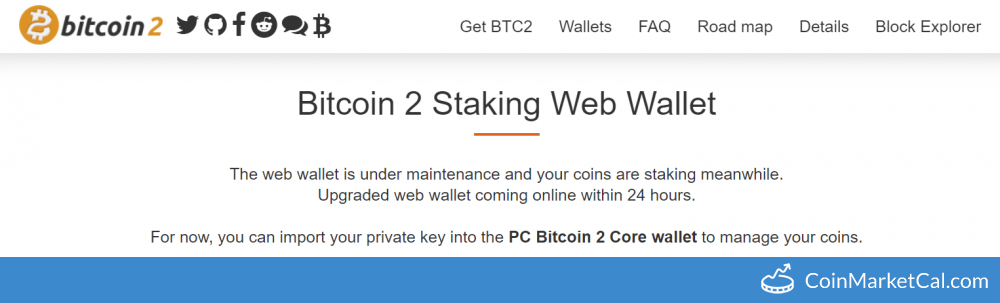 Bitcoin 2 Web Wallet V.2 image