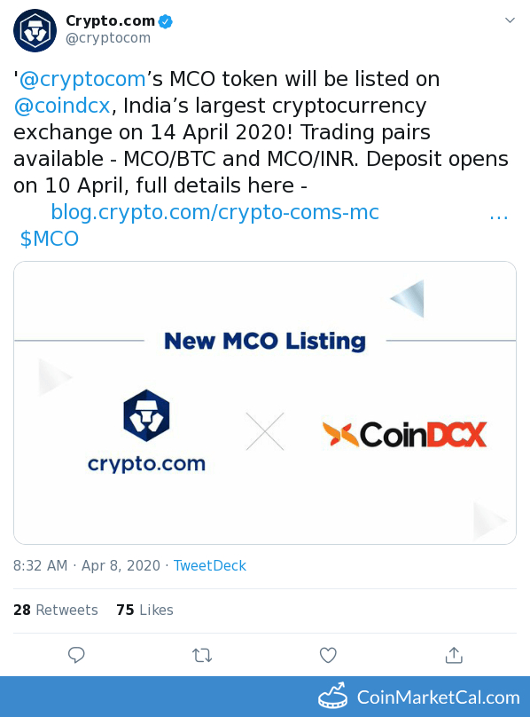 CoinDCX Listing image
