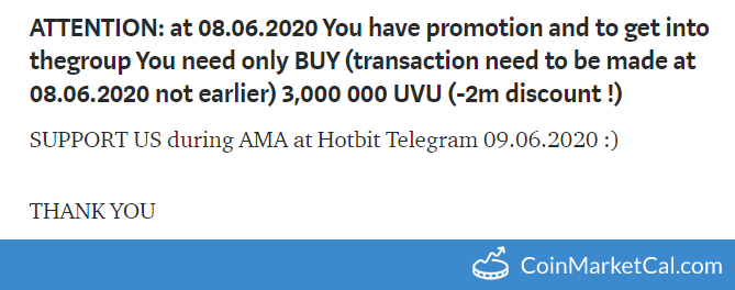 AMA on Hotbit Telegram image