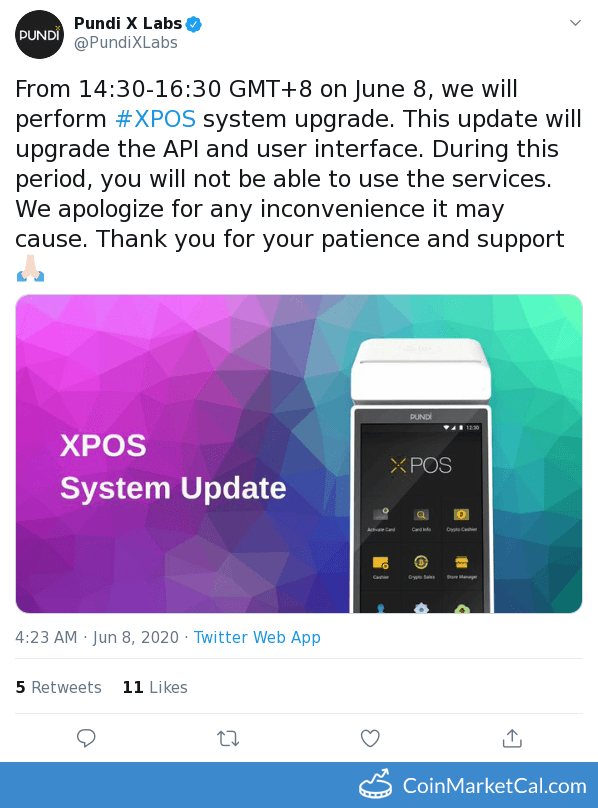 XPOS System Upgrade image