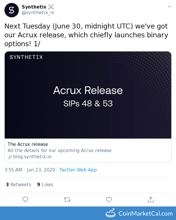 Acrux Release image
