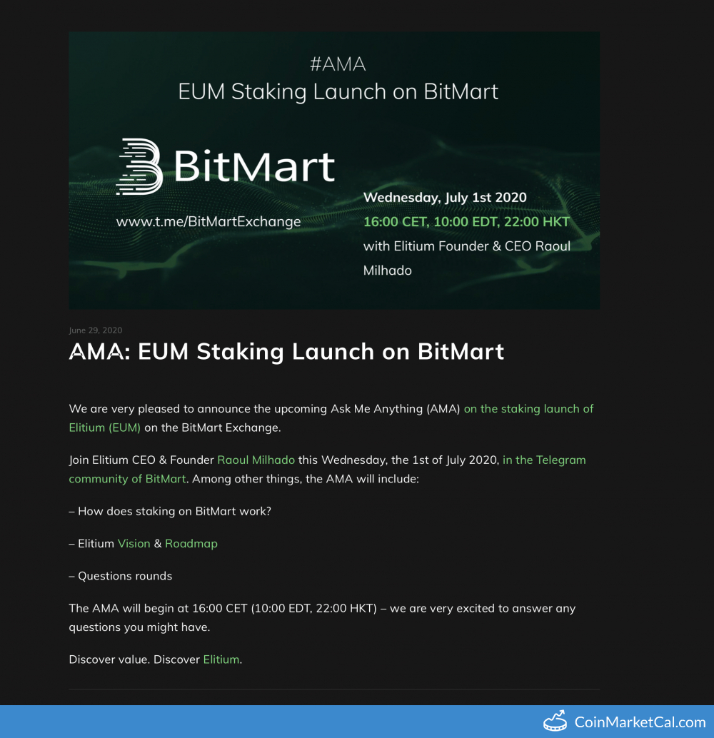 BitMart Staking AMA image