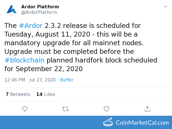 Ardor 2.3.2 Release image