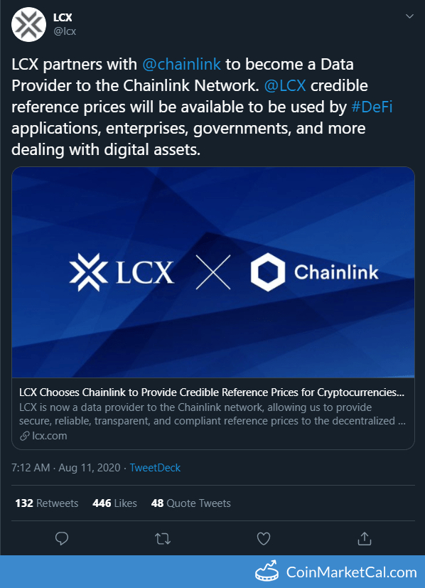 LCX/LINK Partnership image
