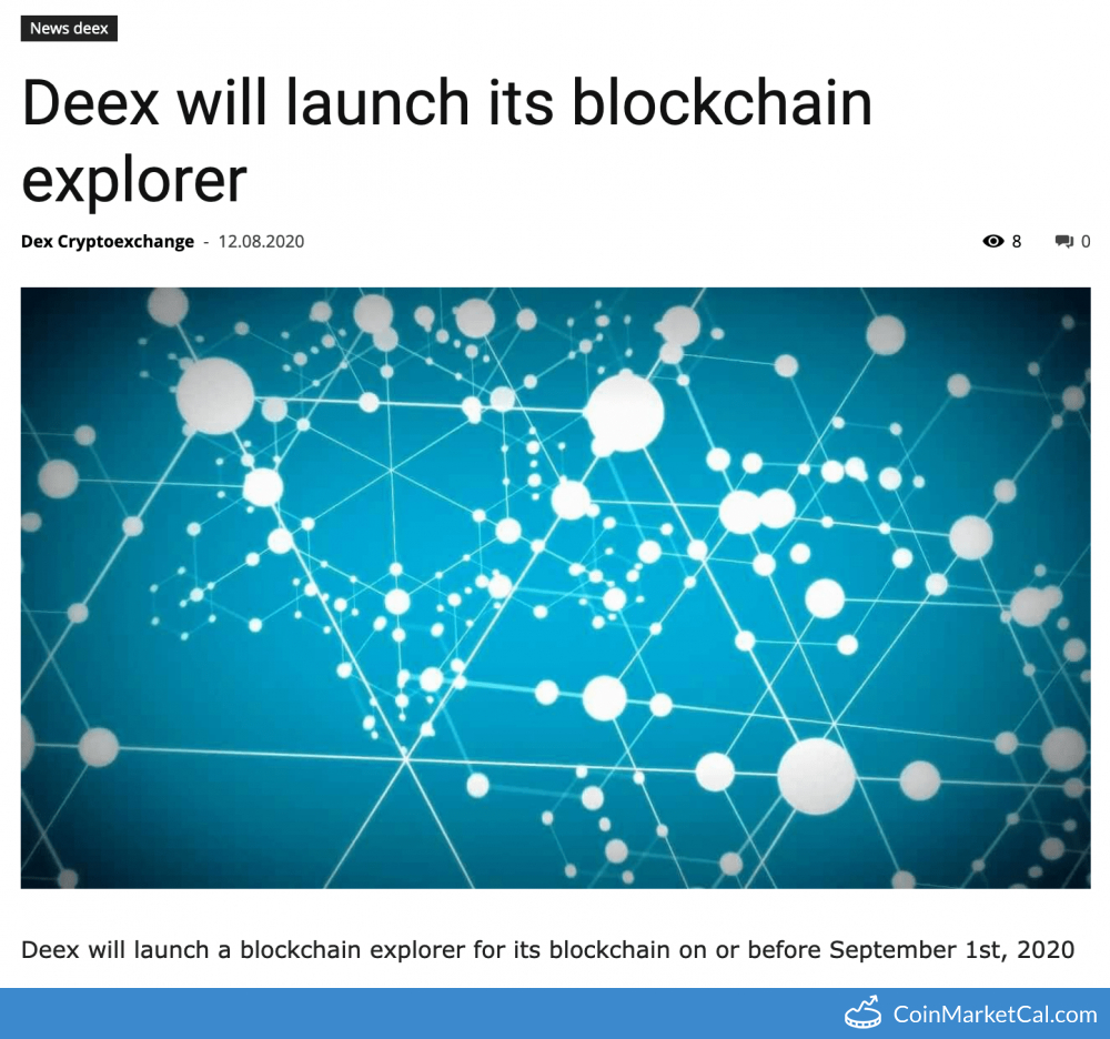 Deex Blockchain Explorer image