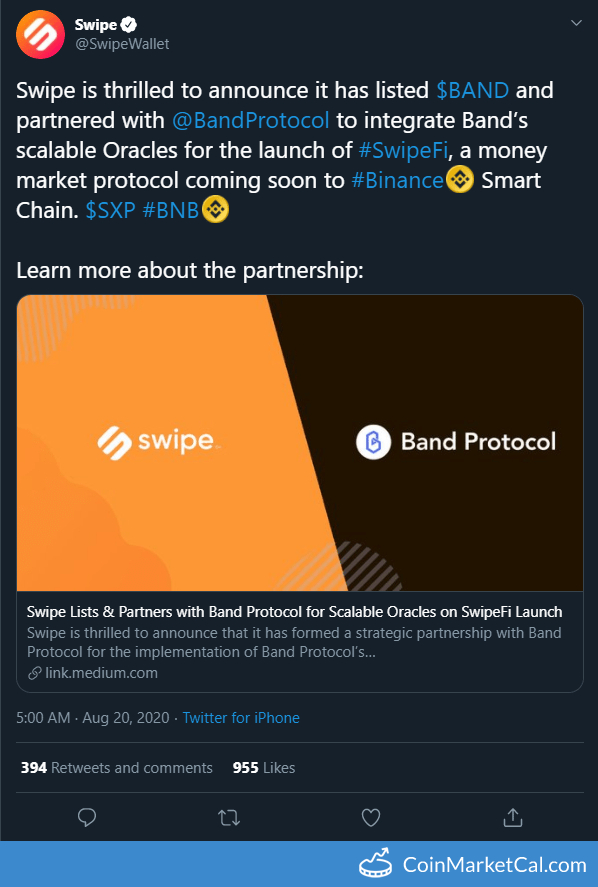 BAND/SXP Partnership image