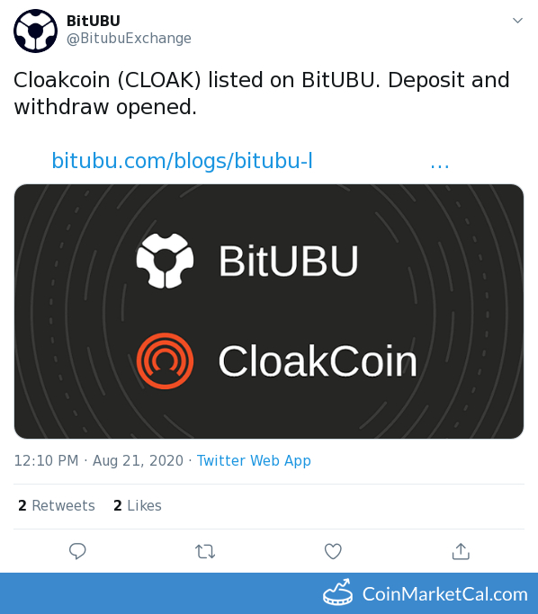 BitUBU Listing image