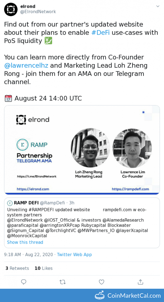 ERD/RAMP Telegram AMA image