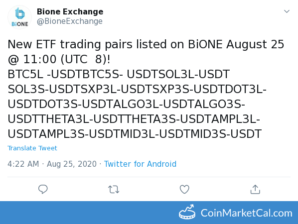 BiONE Lists ETF Pairs image
