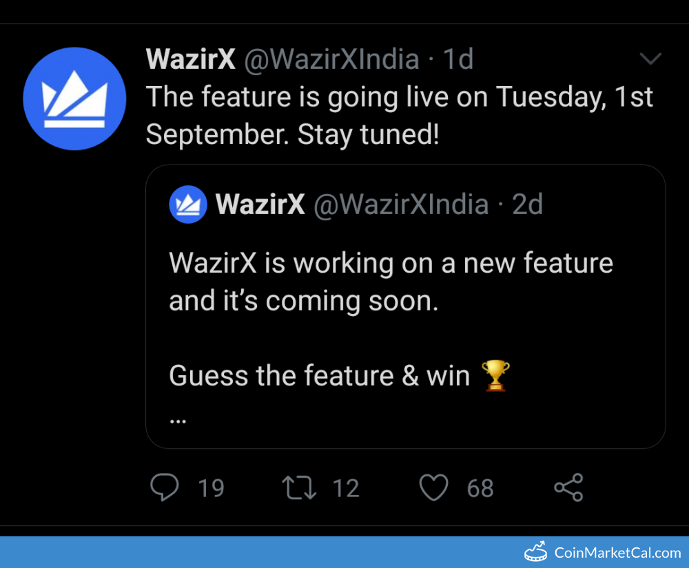 WazirX New Feature image