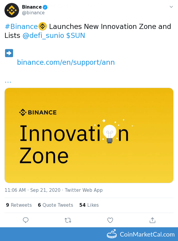 binance innovation zone login
