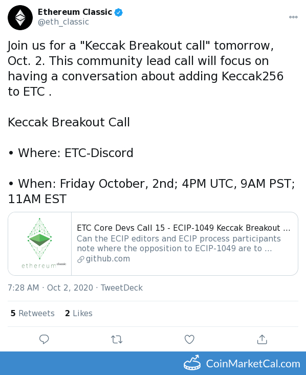Keccak Breakout Call image