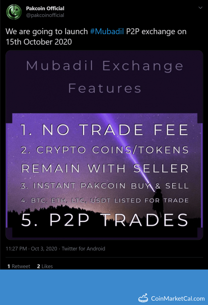 Mubadil P2P Exchange image