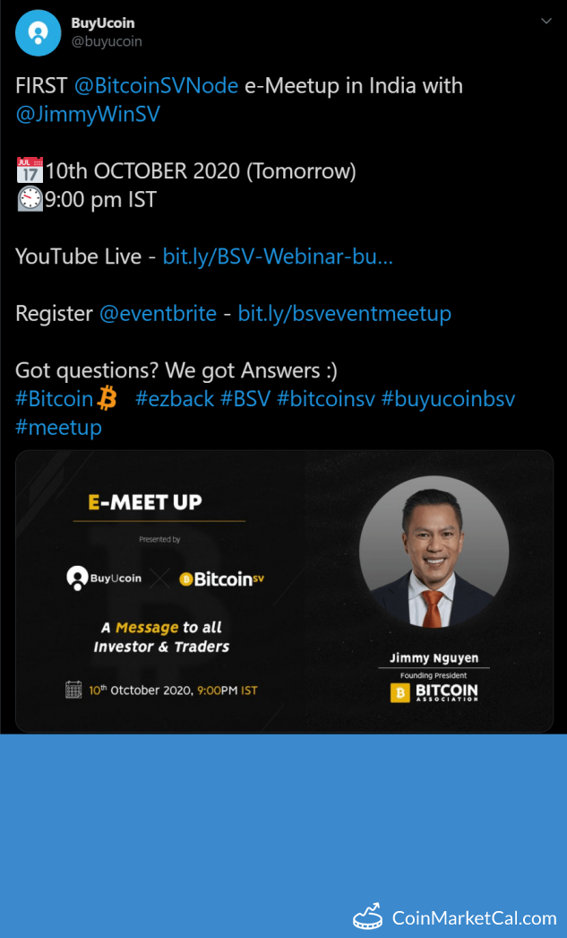 Bitcoin SV First E-meetup image