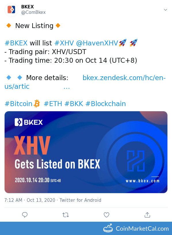 BKEX Listing image