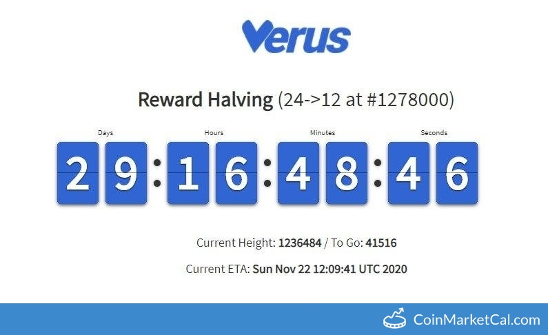 Verus Reward Halving image