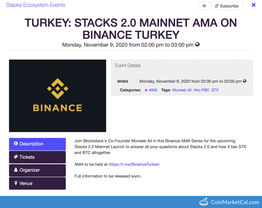 Binance Turkey: STX 2.0 image